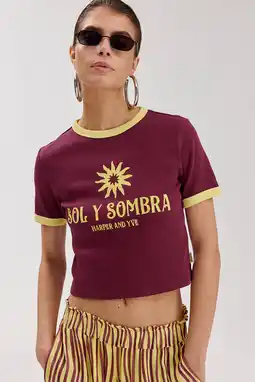 Wehkamp HARPER & YVE T-shirt donkerpaars aanbieding