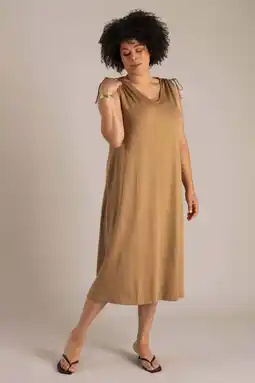 Wehkamp Yest Curve zomerjurk taupe aanbieding