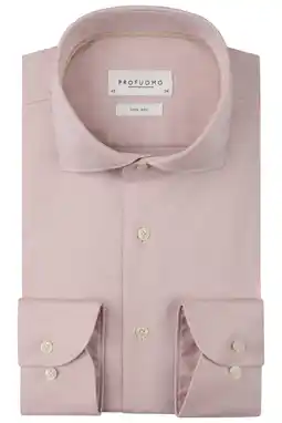 Wehkamp Profuomo slim zakelijk overhemd roze aanbieding