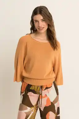 Wehkamp Expresso trui gebreid oranje aanbieding