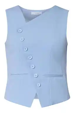 Wehkamp SisterS Point gilet lichtblauw aanbieding