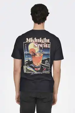 Wehkamp ONLY & SONS T-shirt zwart aanbieding