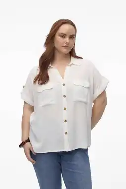 Wehkamp VERO MODA CURVE blouse wit aanbieding