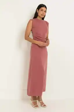 Wehkamp CLAUDIA BY CLAUDIA STRÄTER midirok - oudroze aanbieding