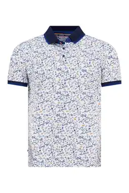 Wehkamp A fish named Fred regular polo blauw aanbieding