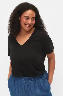 Wehkamp Zizzi T-shirt zwart aanbieding