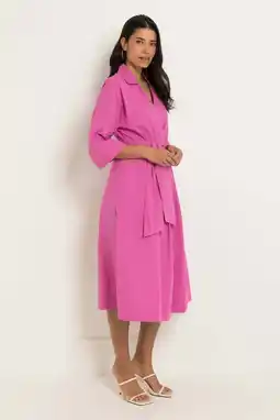 Wehkamp CLAUDIA BY CLAUDIA STRÄTER wikkeljurk roze aanbieding