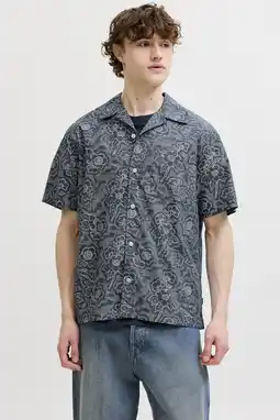 Wehkamp JACK & JONES PREMIUM regular casual overhemd blauw aanbieding