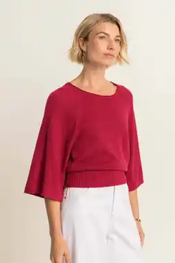 Wehkamp Expresso gebreide trui roze aanbieding