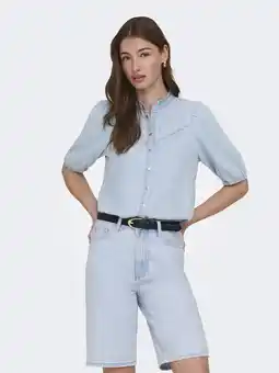 Wehkamp ONLY blouse blauw aanbieding
