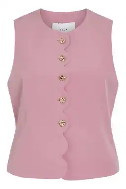 Wehkamp VILA gilet lichtroze aanbieding