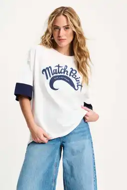 Wehkamp POM Amsterdam T-shirt wit aanbieding