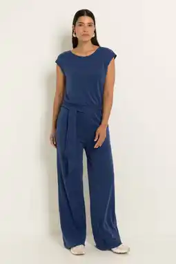 Wehkamp Claudia Sträter jumpsuit donkerblauw aanbieding