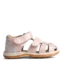 Wehkamp Wheat leren sandalen lichtroze aanbieding