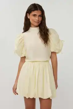 Wehkamp Studio AMAYA top lichtgeel aanbieding
