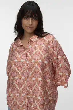 Wehkamp VERO MODA CURVE blouse oranje aanbieding