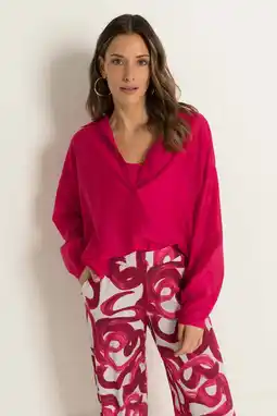 Wehkamp Claudia Sträter blousetop fuchsia aanbieding