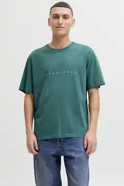 Wehkamp JACK & JONES ESSENTIALS regular T-shirt groen aanbieding