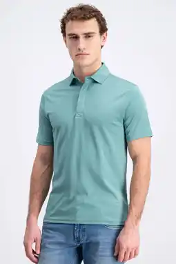 Wehkamp GABBIANO jersey regular polo turquoise aanbieding