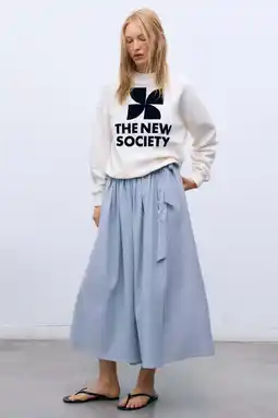 Wehkamp The New Society sweater ecru aanbieding