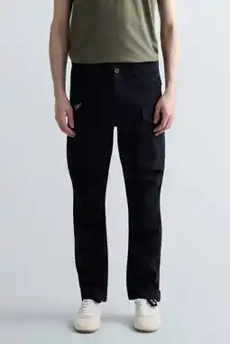 Wehkamp REPLAY JOE regular cargobroek zwart aanbieding
