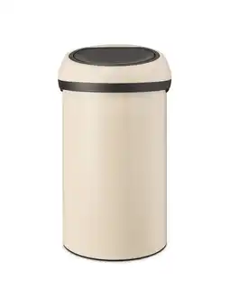 Wehkamp Brabantia Touch Bin Prullenbak - 60 l - Soft Beige aanbieding