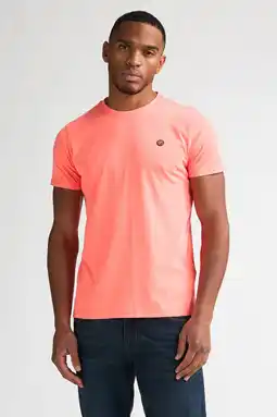 Wehkamp Petrol Industries regular T-shirt koraalrood aanbieding