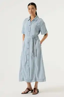 Wehkamp Garcia spijkerjurk light blue denim aanbieding