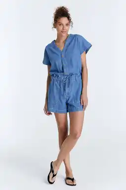 Wehkamp Cup of Joe Denim jumpsuit medium blue denim aanbieding