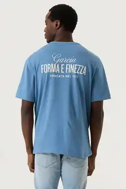 Wehkamp Garcia relaxed T-shirt met backprint - riviera aanbieding