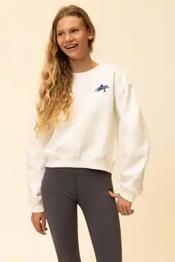 Wehkamp LOOXS 10sixteen sweater met backprint wit aanbieding