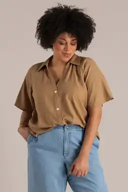Wehkamp Yest Curve blouse taupe aanbieding