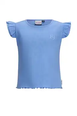 Wehkamp Retour Jeans T-shirt lichtblauw rib gebreid aanbieding