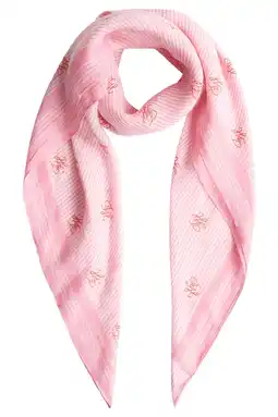 Wehkamp Tommy Hilfiger sjaal TH Script Monogram roze aanbieding