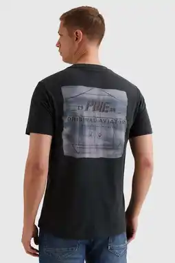 Wehkamp PME Legend regular T-shirt met backprint antraciet aanbieding