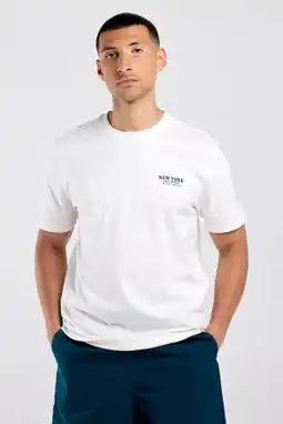 Wehkamp America Today regular fit T-shirt met backprint - ecru aanbieding