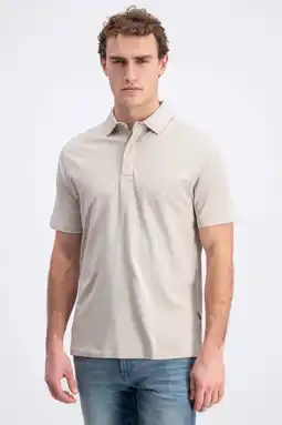 Wehkamp GABBIANO jersey regular polo ecru aanbieding
