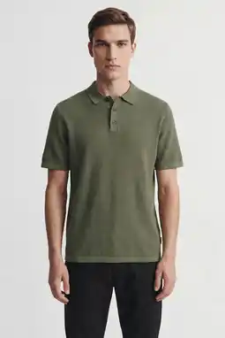 Wehkamp JACK & JONES ESSENTIALS regular polo gebreid donkergroen aanbieding