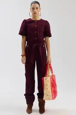 Wehkamp HARPER & YVE jumpsuit donkerrood aanbieding