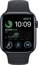 Bol.com Apple Watch SE 2022 - Smartwatch heren en dames - 44 mm - Middernacht Aluminium aanbieding
