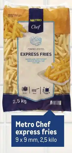 Makro Metro Chef express fries aanbieding