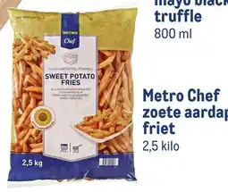 Makro Metro Chef zoete aardappel friet aanbieding