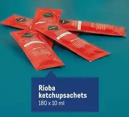 Makro Rioba ketchupsachets aanbieding