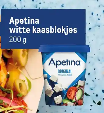 Apetina witte kaasblokjes