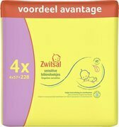 Bol.com Zwitsal - Sensitive Billendoekjes - 57 doekjes per pak - 4 pakken aanbieding