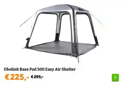 Obelink Obelink base pod 300 easy air shelter aanbieding