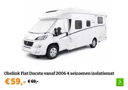 Obelink Obelink Fiat Ducato vanaf 2006 4 seizoenen isolatiemat aanbieding