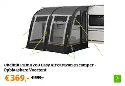 Obelink Obelink Palma 280 Easy Air caravan en camper - Opblaasbare Voortent aanbieding
