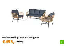 Obelink Outdoor Feelings Fontana loungeset aanbieding
