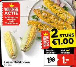 Vomar Voordeelmarkt Losse maïskolven aanbieding